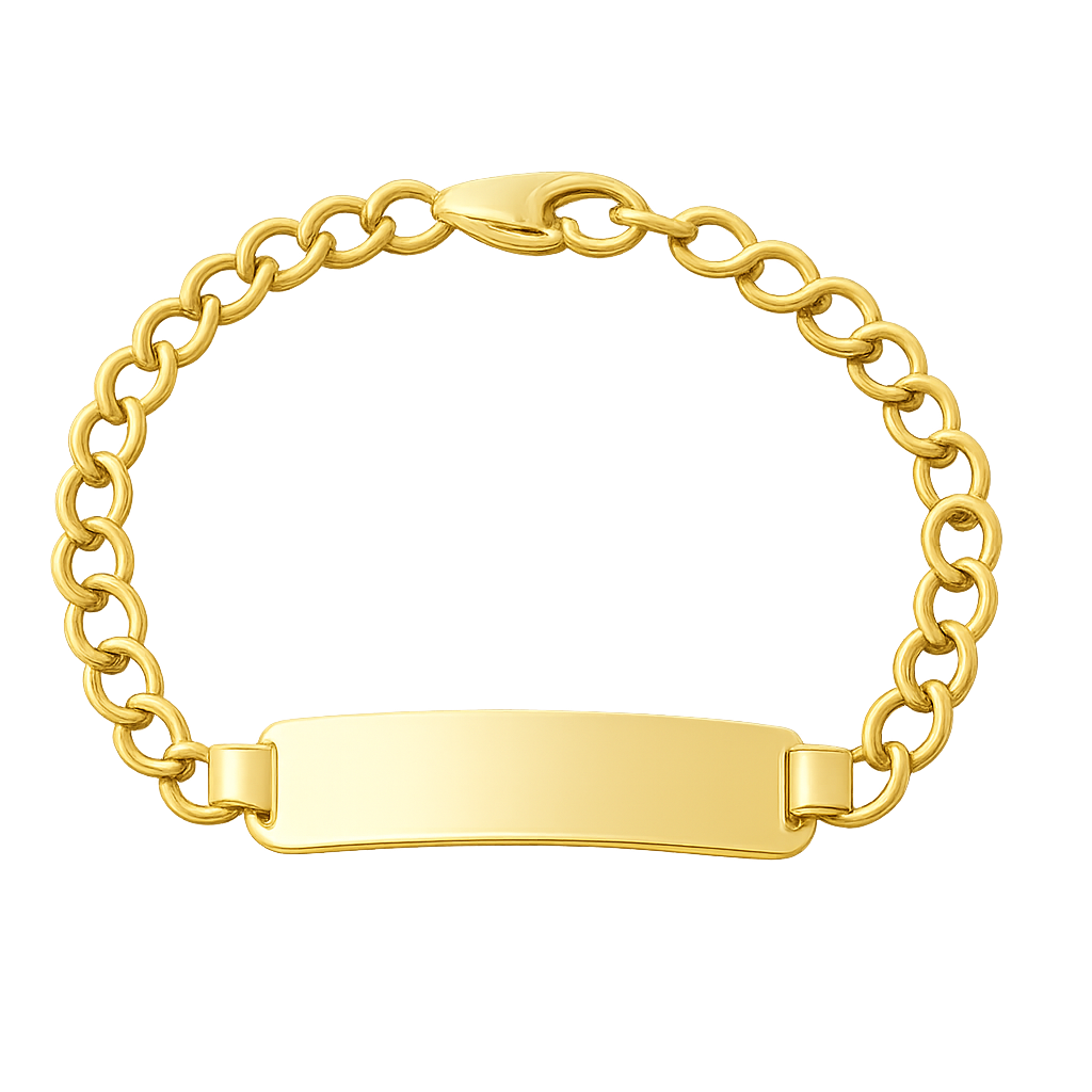 Gold children's bracelet