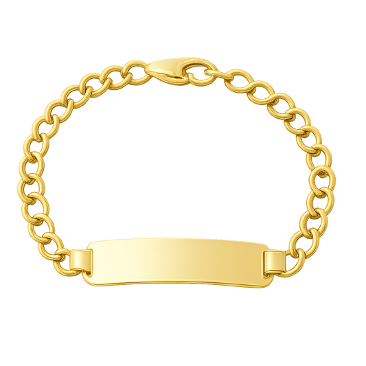 Gold children's bracelet