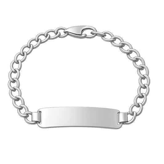 Silver children's bracelet